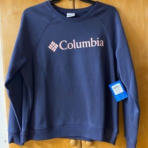 Womens Columbia sweatshirt. New with tags